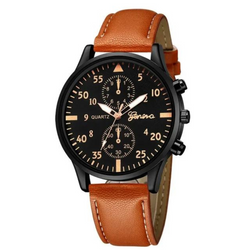 Luxe Leather Watch