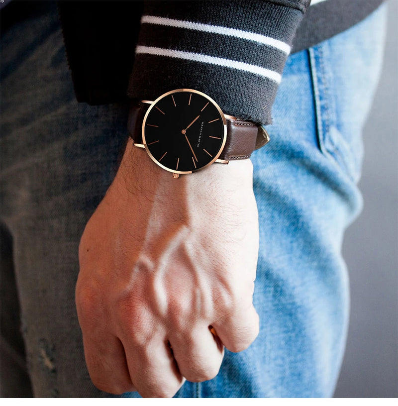 Unisex Slim Casual Watch