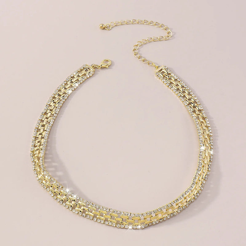 Saoirse Rhinestones Necklace