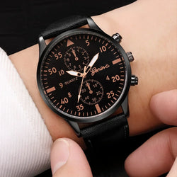 Luxe Leather Watch